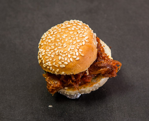Pin: Pull Pork í hamborgarabrauði
