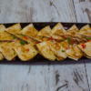 Pin: Quesadilla kjúklingabaunir, nýrnabaunir, spínat og salsasósa Vegan. (ca 55gr 1st)